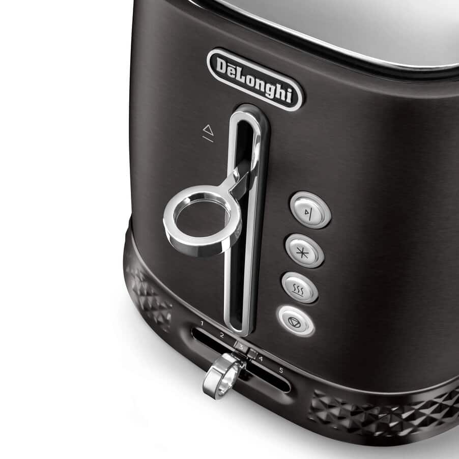 Diadema toasters, Diadema 2 Slice Toaster Onyx Black, undefined, Black