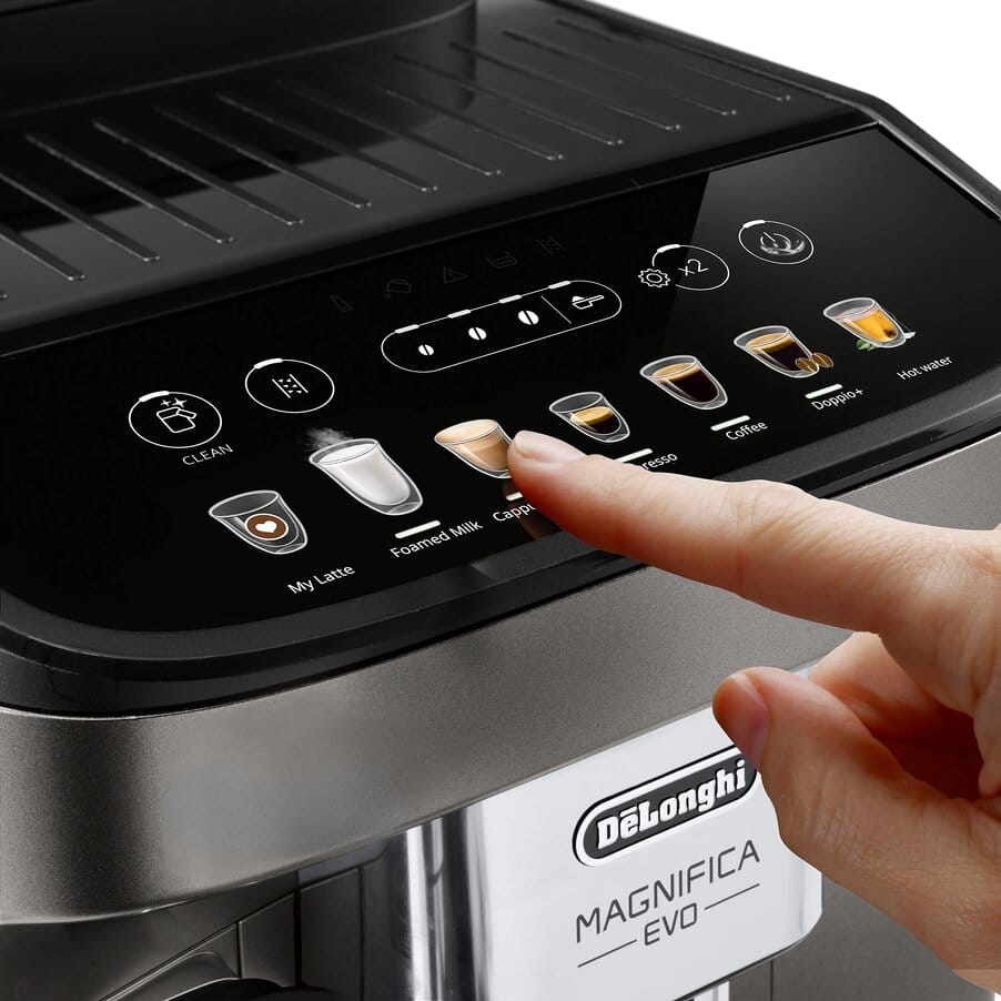 Magnifica Evo, Magnifica Evo Fully Automatic Coffee Machine, undefined, Titanium Black