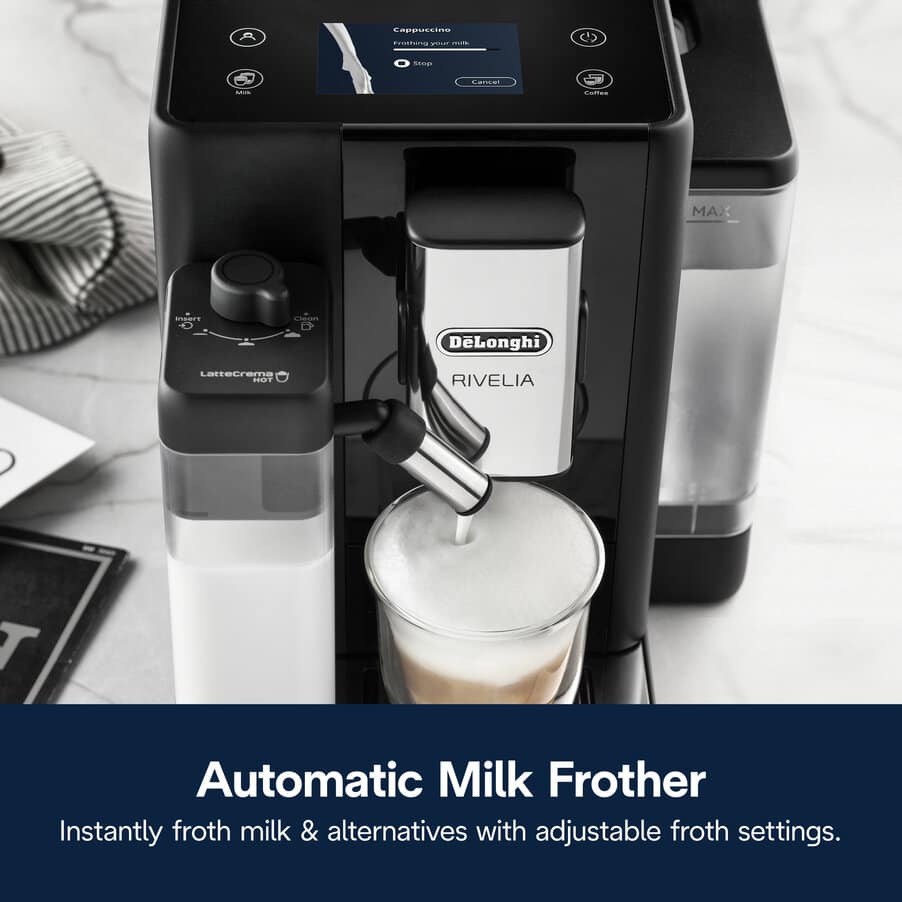 undefined, Rivelia Fully Automatic Espresso Machine, Onyx Black, undefined, Black
