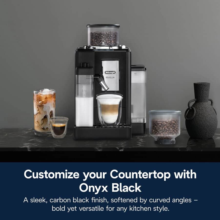 undefined, Rivelia Fully Automatic Espresso Machine, Onyx Black, undefined, Black