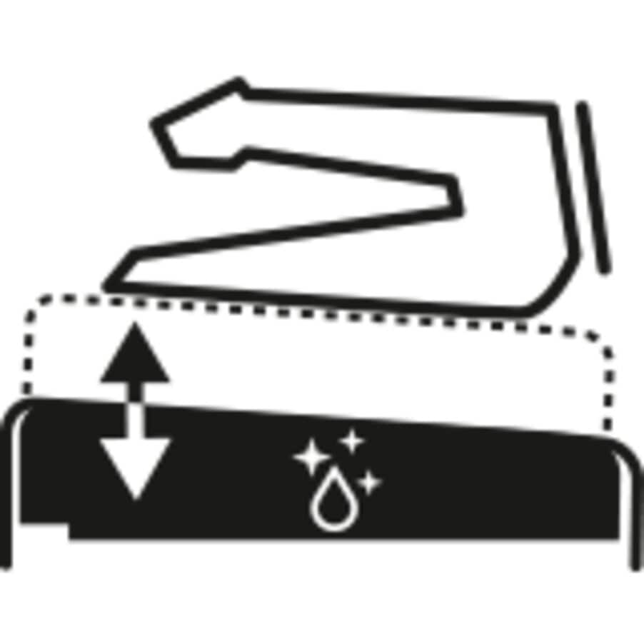 Integrierter 2 in 1 Behälter