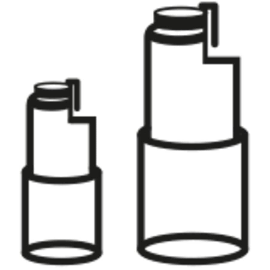 Irrotettava 70 ml:n ja 120 ml:n vesisäiliö