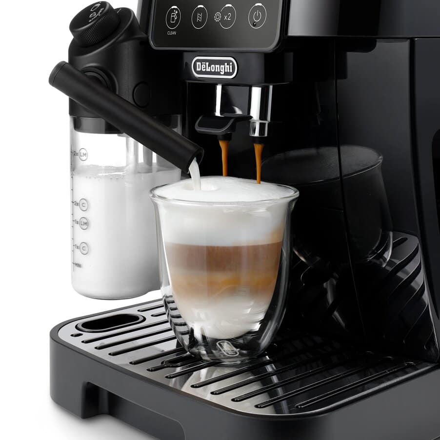 Magnifica Start, Magnifica Start Fully Automatic Espresso Machine with LatteCrema System (Black), undefined, Silver