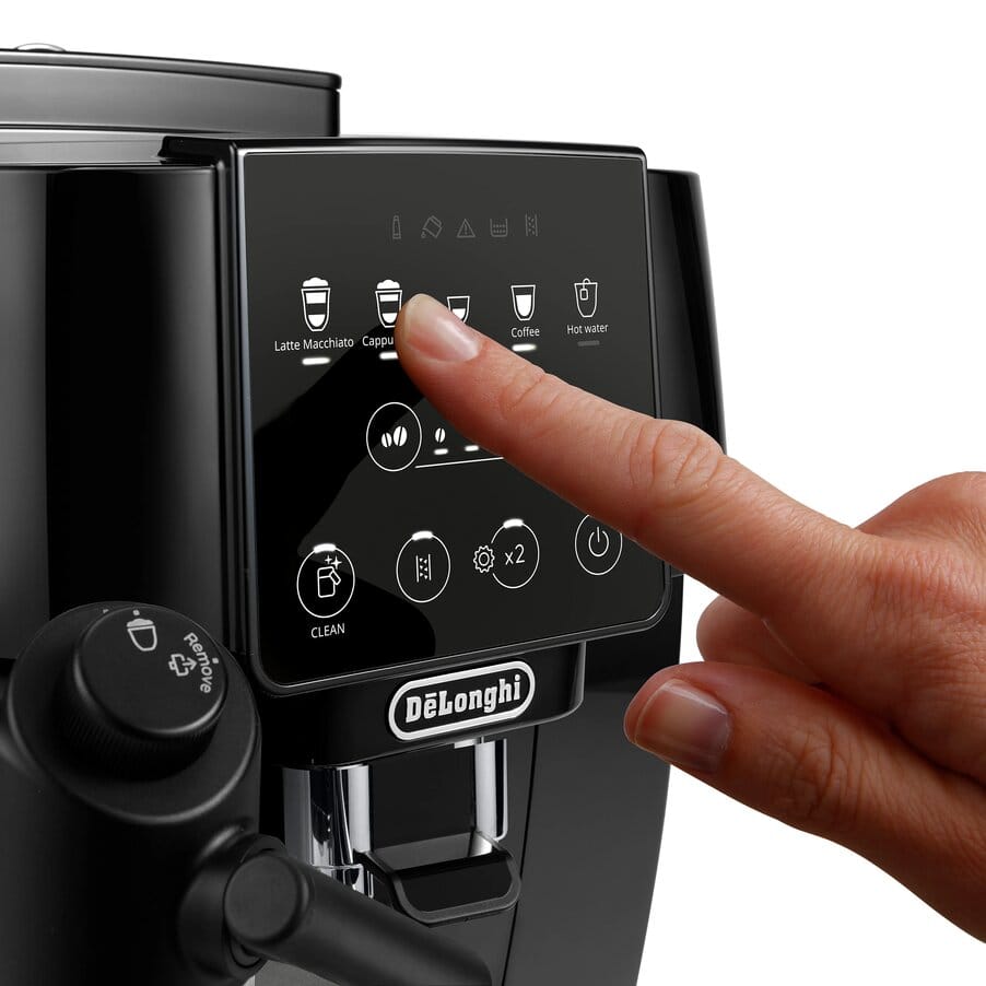 Magnifica Start, Magnifica Start Fully Automatic Espresso Machine with LatteCrema System (Black), undefined, Silver
