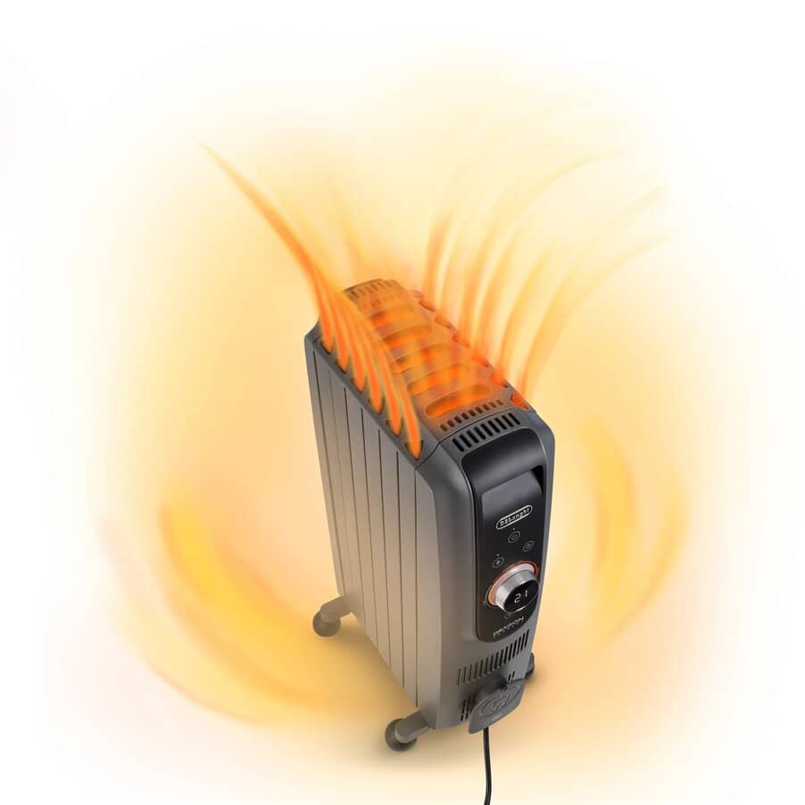 undefined, Dragon5 Connect 1500W Oil Column Heater, undefined, Grey