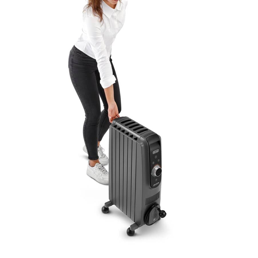 undefined, Dragon5 Connect 1500W Oil Column Heater, undefined, Grey