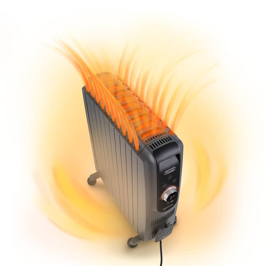Dragon Connect, Dragon5 Connect 2400W Oil Column Heater Wi-Fi, undefined, Grey