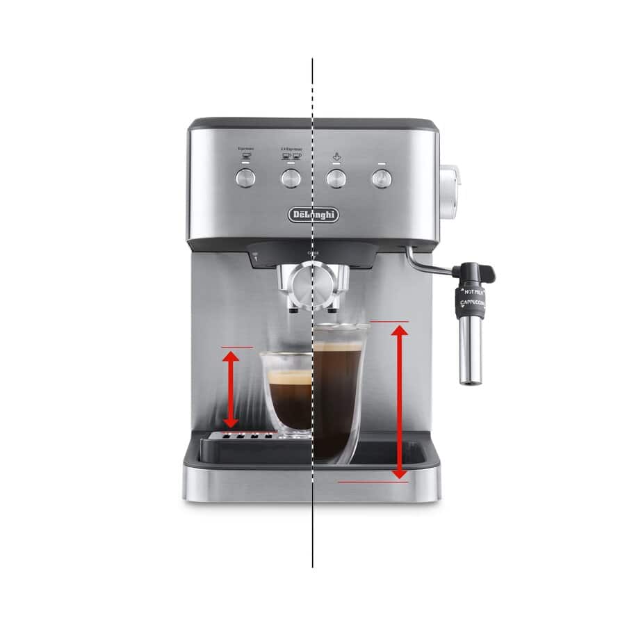 undefined, Classic Stainless Steel Espresso Machine, undefined, Metal