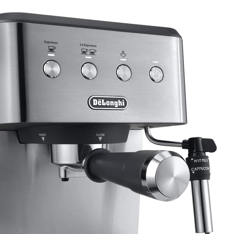 undefined, Classic Stainless Steel Espresso Machine, undefined, Metal