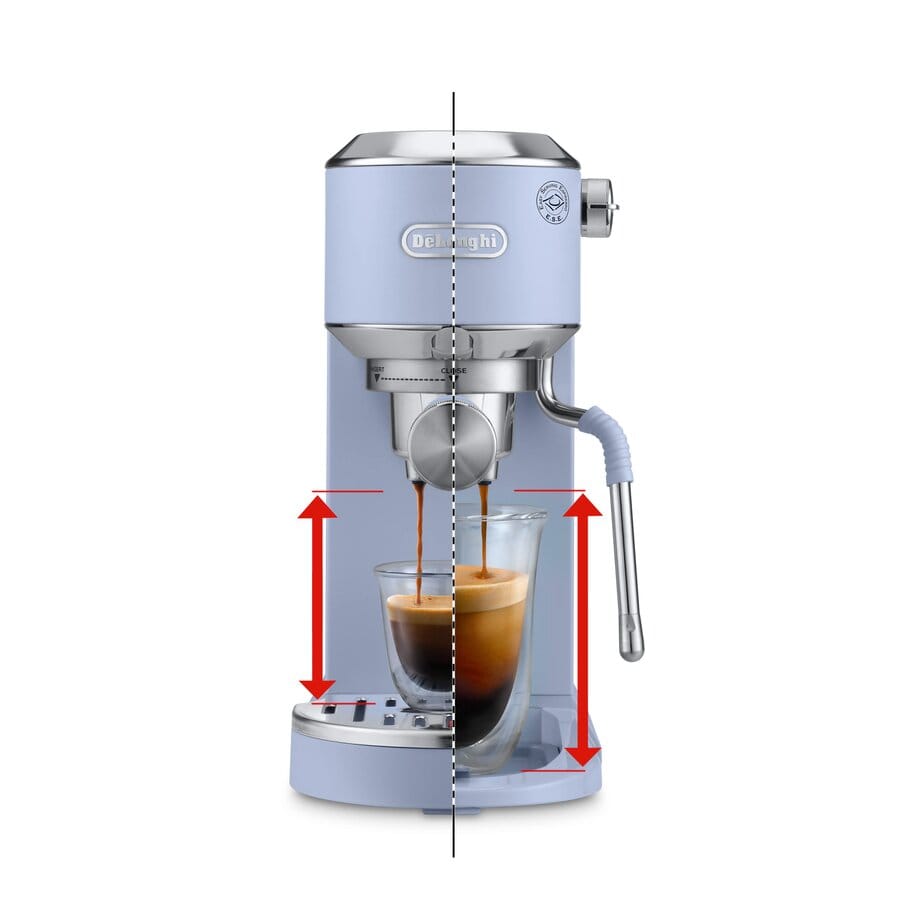 undefined, Dedica Duo Manual Coffee Machine, undefined, Azure