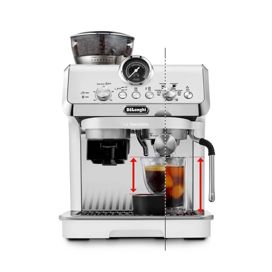 undefined, La Specialista Arte Evo Manual Coffee Machine, undefined, White