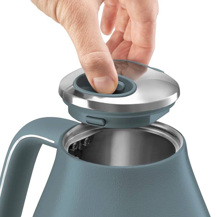 undefined, アイコナ 温度設定機能付き電気カフェケトル ぺブルグレー, undefined, グレー