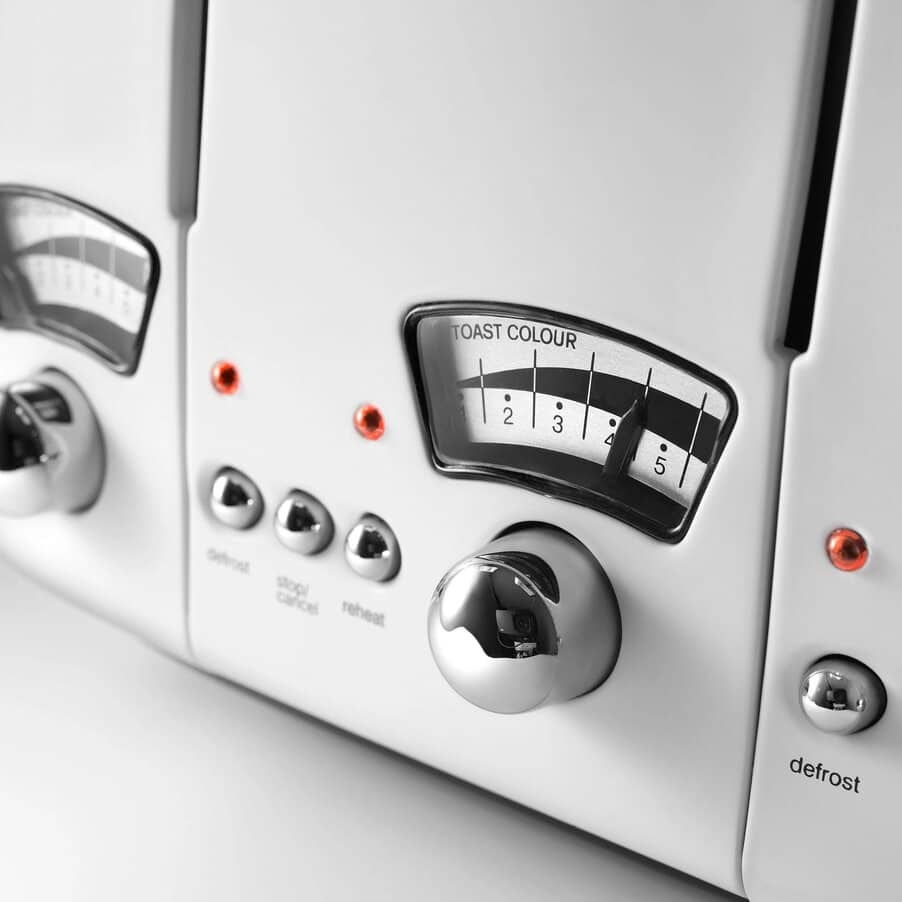 Argento toasters, Argento 4 Slice Toaster White, undefined, White