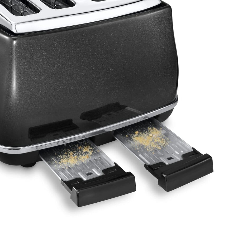 Icona toasters, Icona Micalite 4 slice Black Toaster, undefined, Black