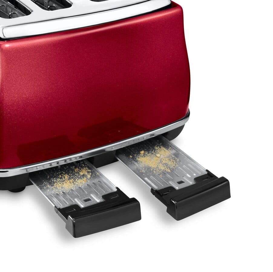 undefined, Icona Micalite 4 slice Red Toaster, undefined, Red