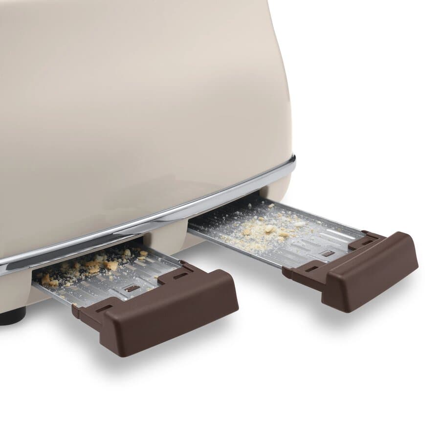 Icona toasters, Icona Vintage 4 slice Beige Toaster, undefined, Beige