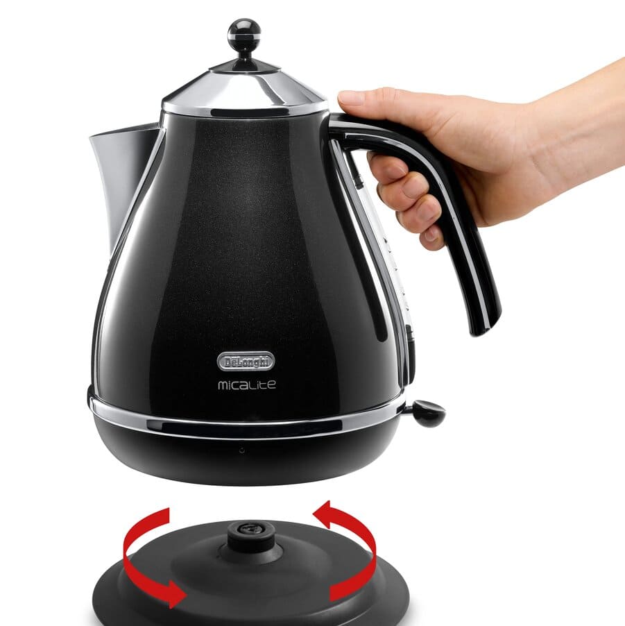 Icona Kettles, Icona Micalite Black Metallic Kettle, undefined, Black