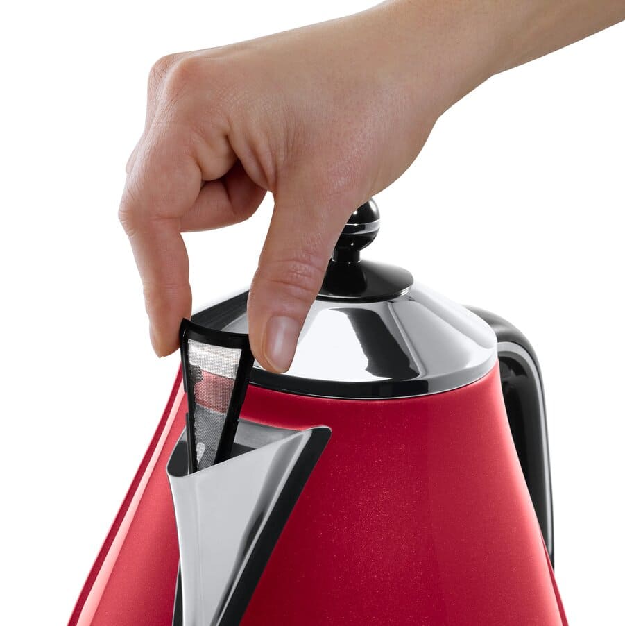 undefined, Icona Micalite Red Metallic Kettle, undefined, Red