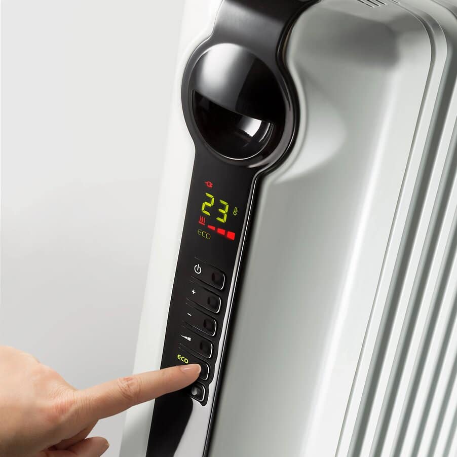RadiaS, Radia S Oil filled radiator 1.5KW Electric Timer, undefined, White