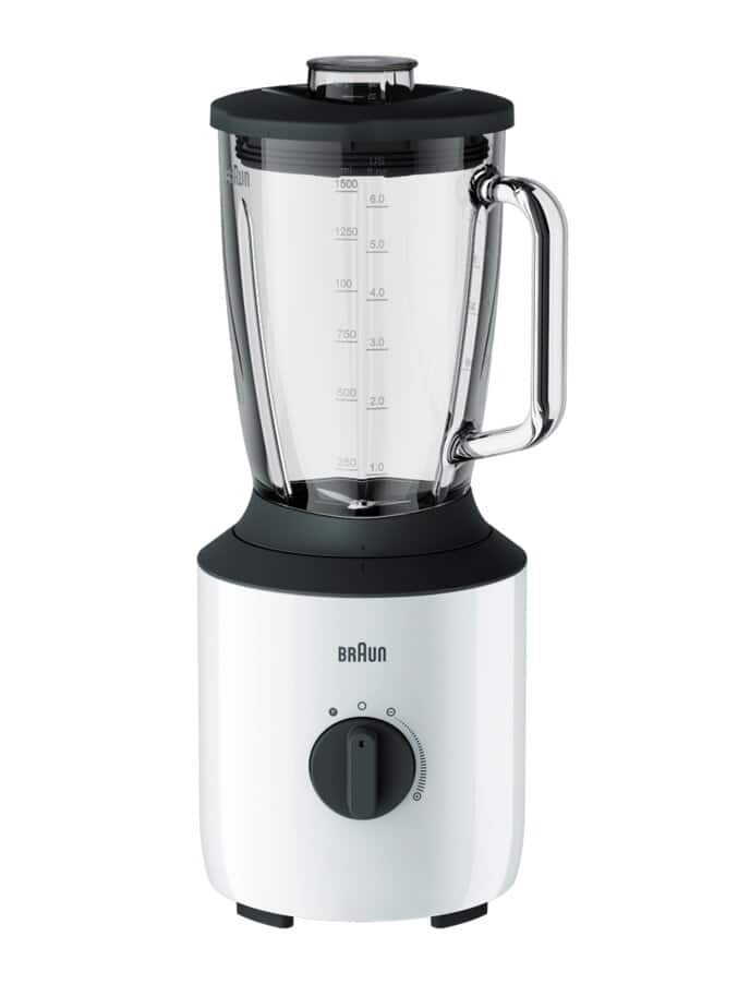 PowerBlend 3 Jug blender white with glass jug