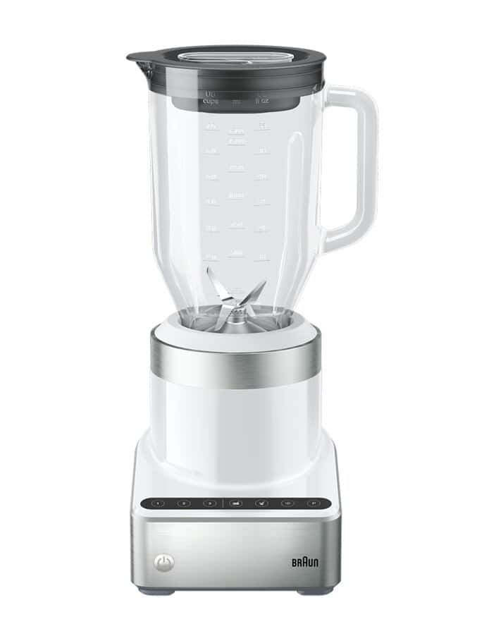 PureMix Power Jug blender white/stainless steel with glass jug