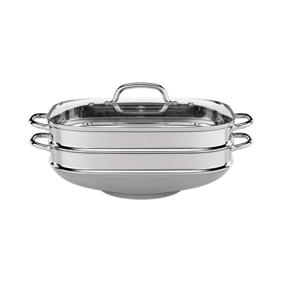 Cuiseur vapeur XXL en acier inoxydable