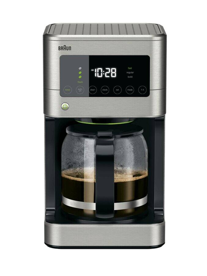 BrewSense KF 7370 SI avec carafe en verre 