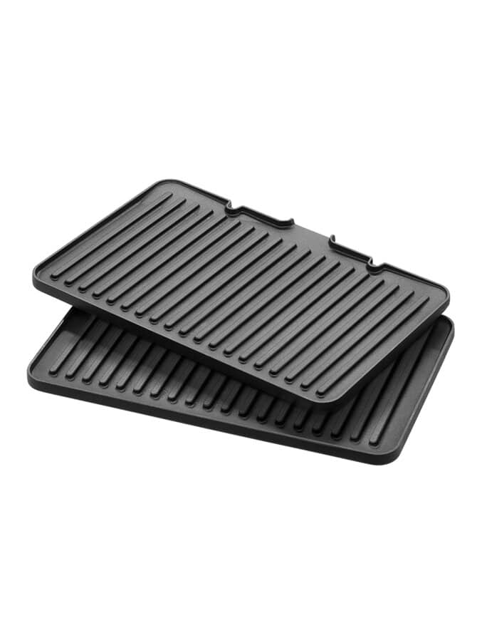 Geriffelte Grillplatten